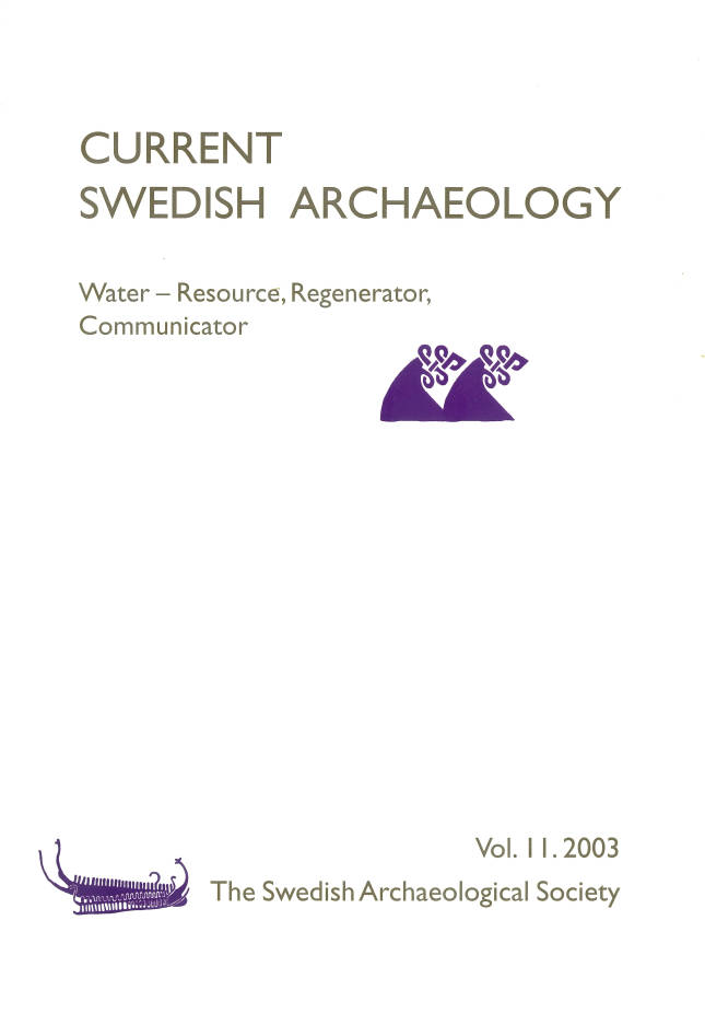 Current Swedish Archaeology Vol. 11. 2003